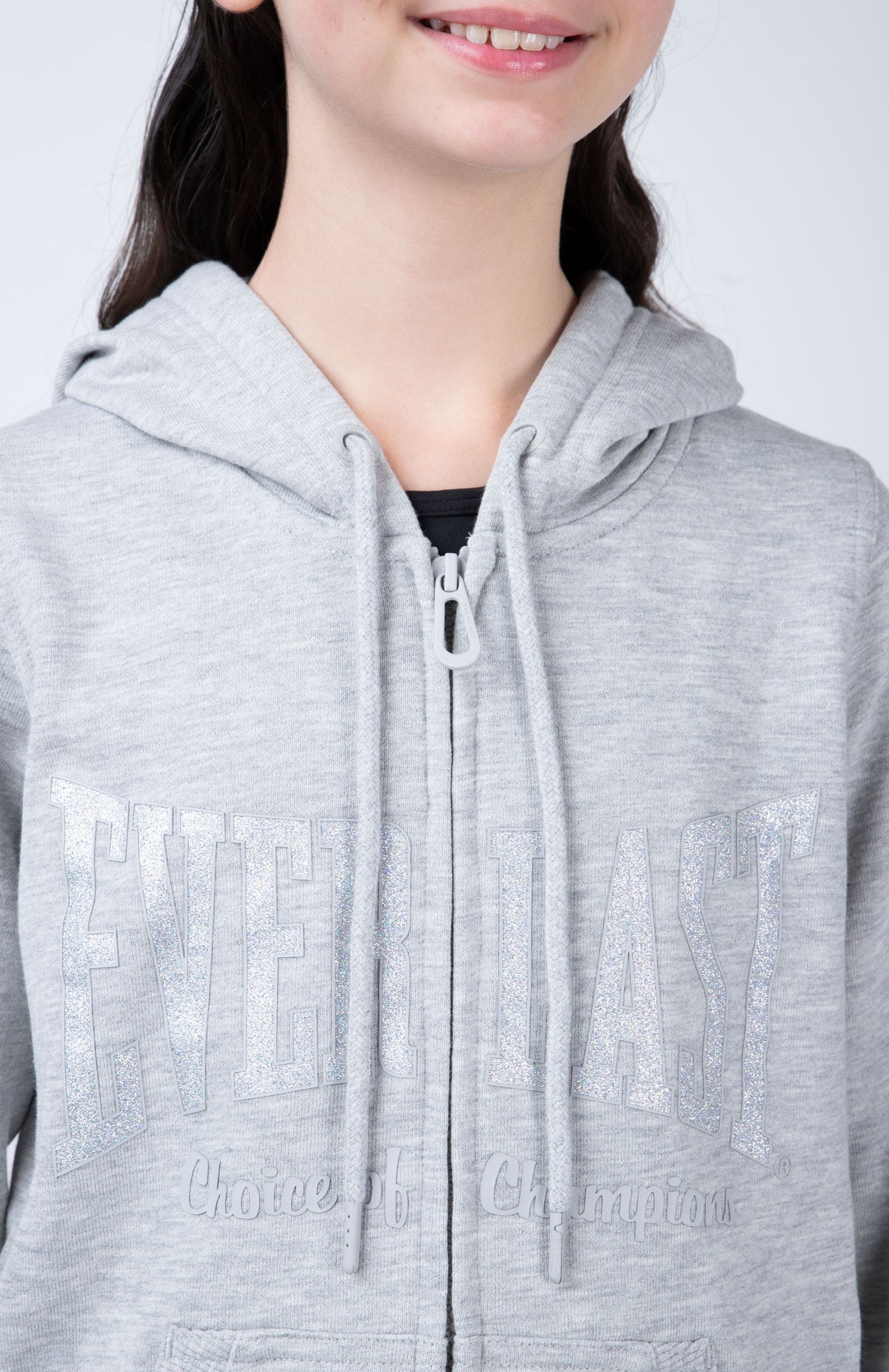 Chaqueta Hood Classic Niña Gris