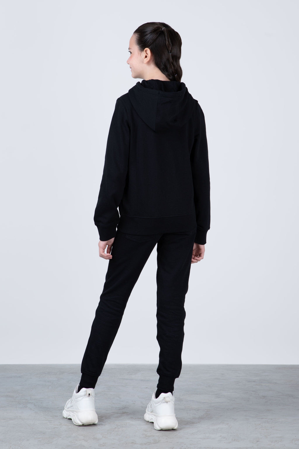 Chaqueta Hood Classic Niña Negro