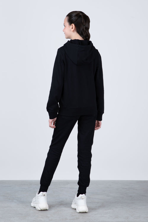Chaqueta Hood Classic Niña Negro