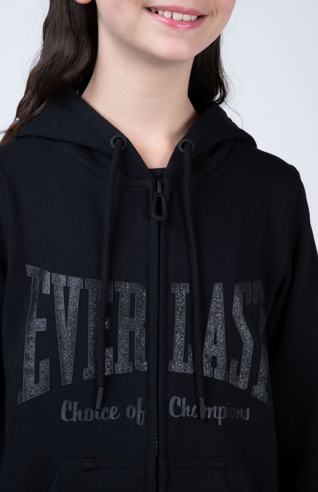 Chaqueta Hood Classic Niña Negro
