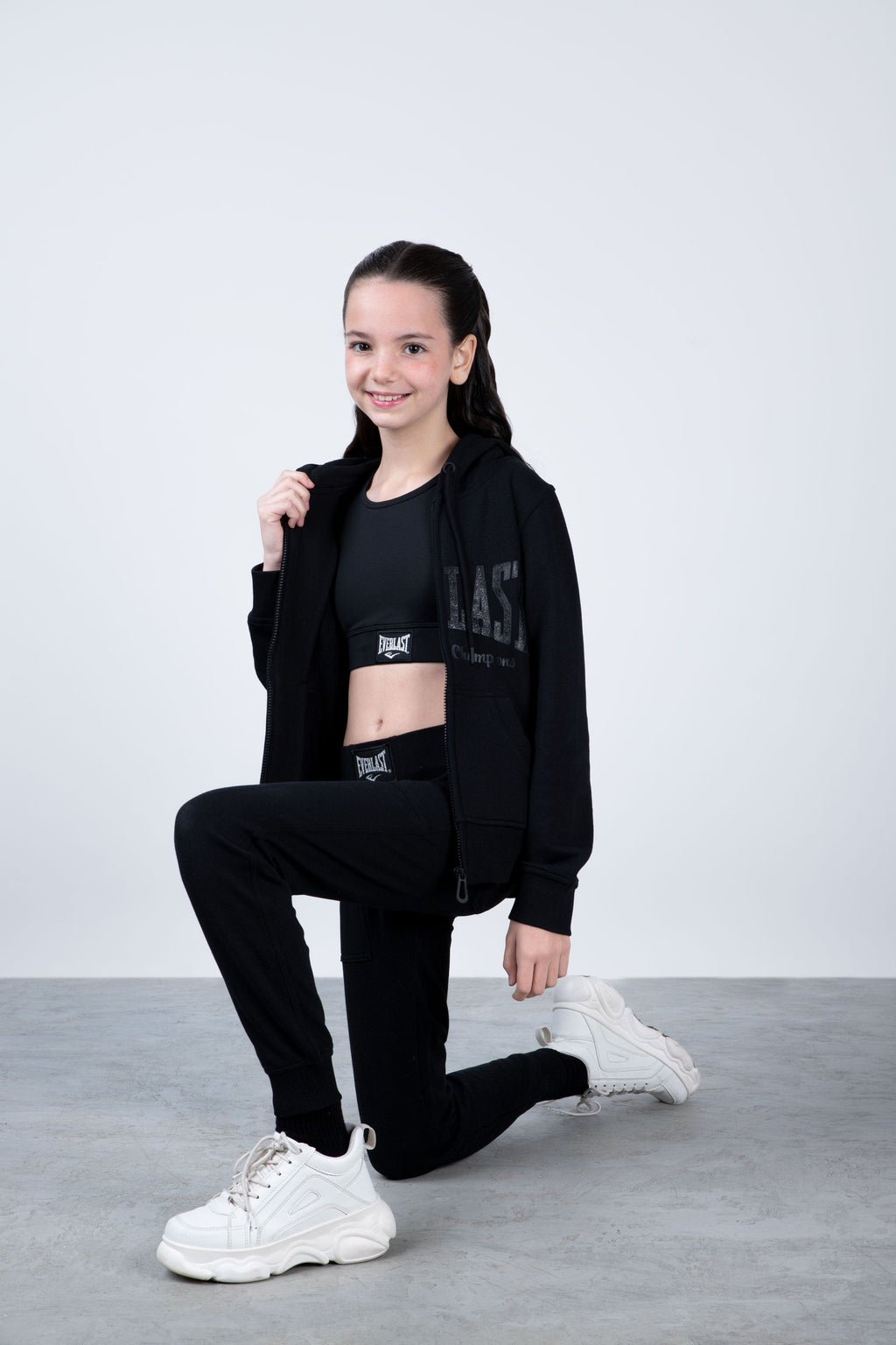 Jogger Classic Niña Negro