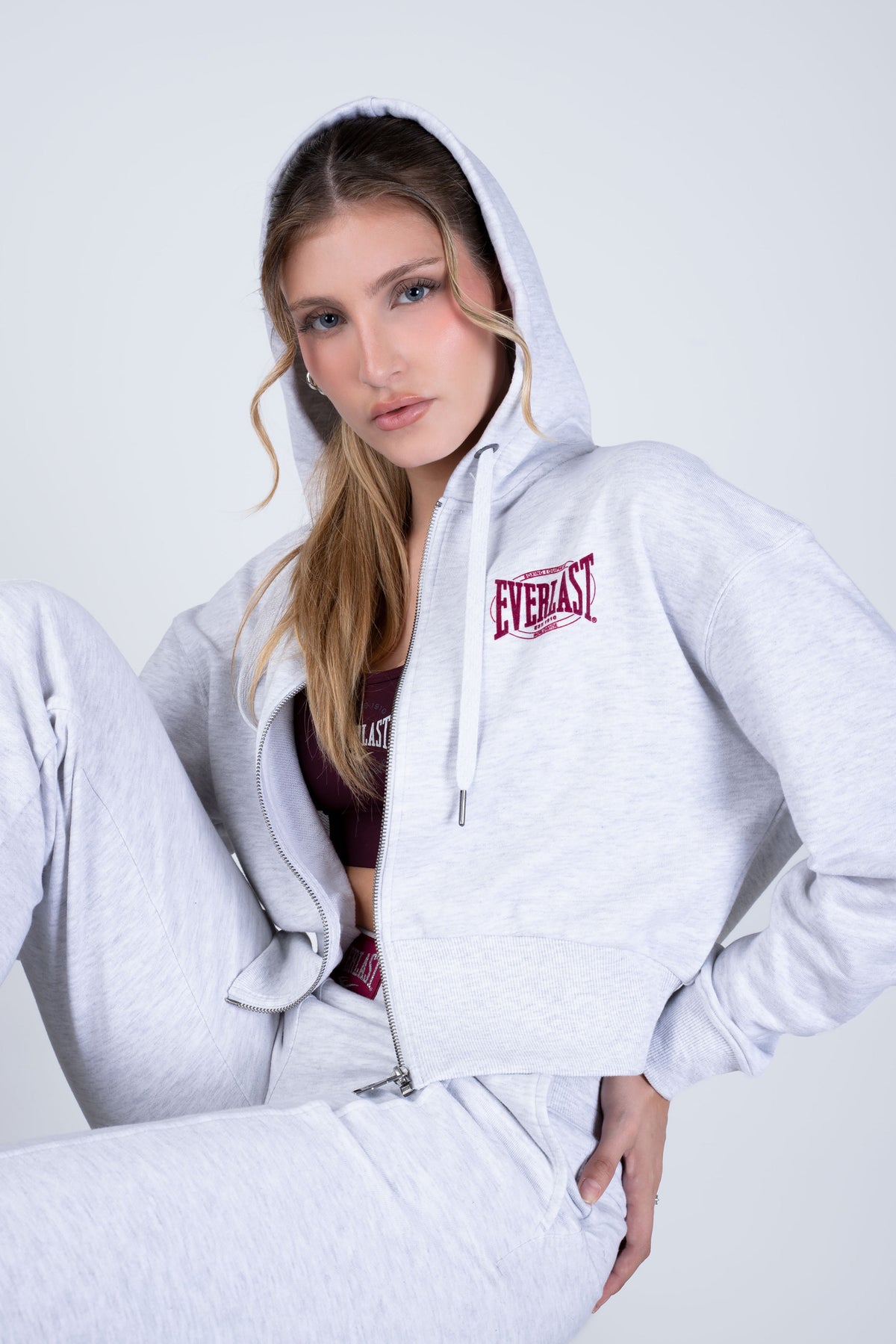Chaqueta Hood Fix Gris Everlast