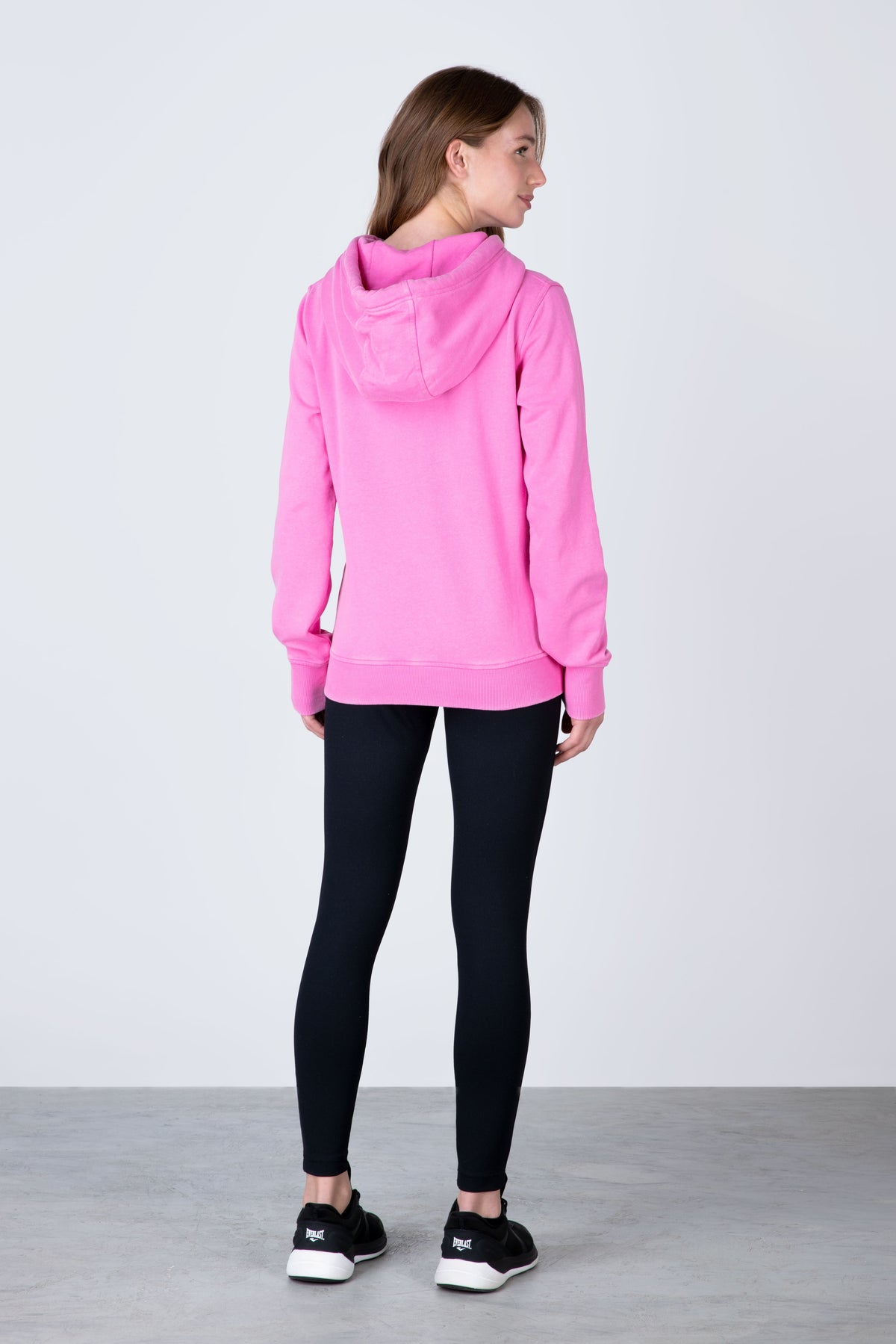 Poleron Hood Classic Rosado Everlast