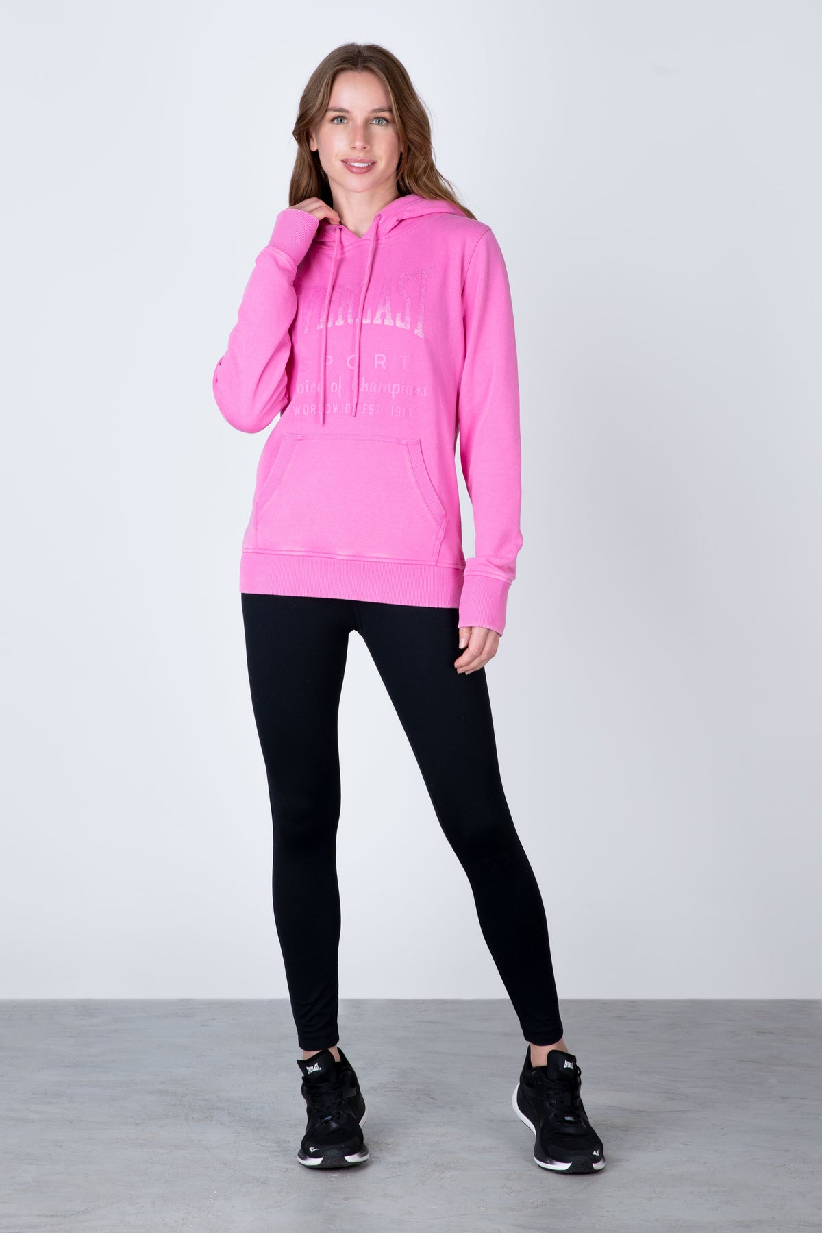 Poleron Hood Classic Rosado Everlast