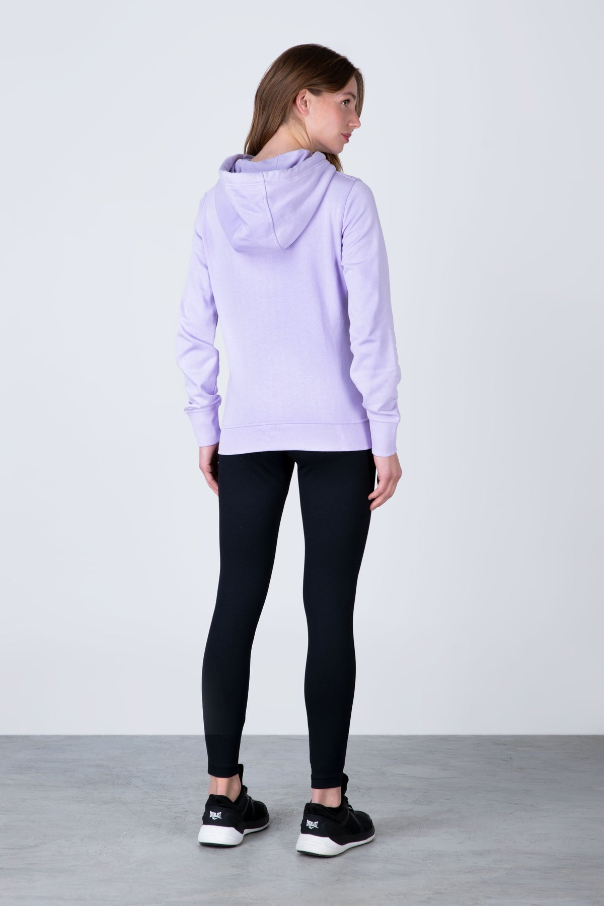 Poleron Hood Classic Morado Everlast