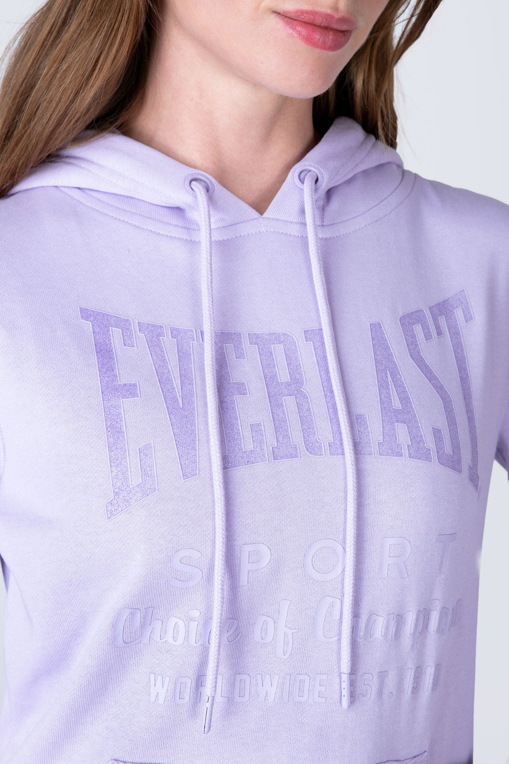 Poleron Hood Classic Morado Everlast