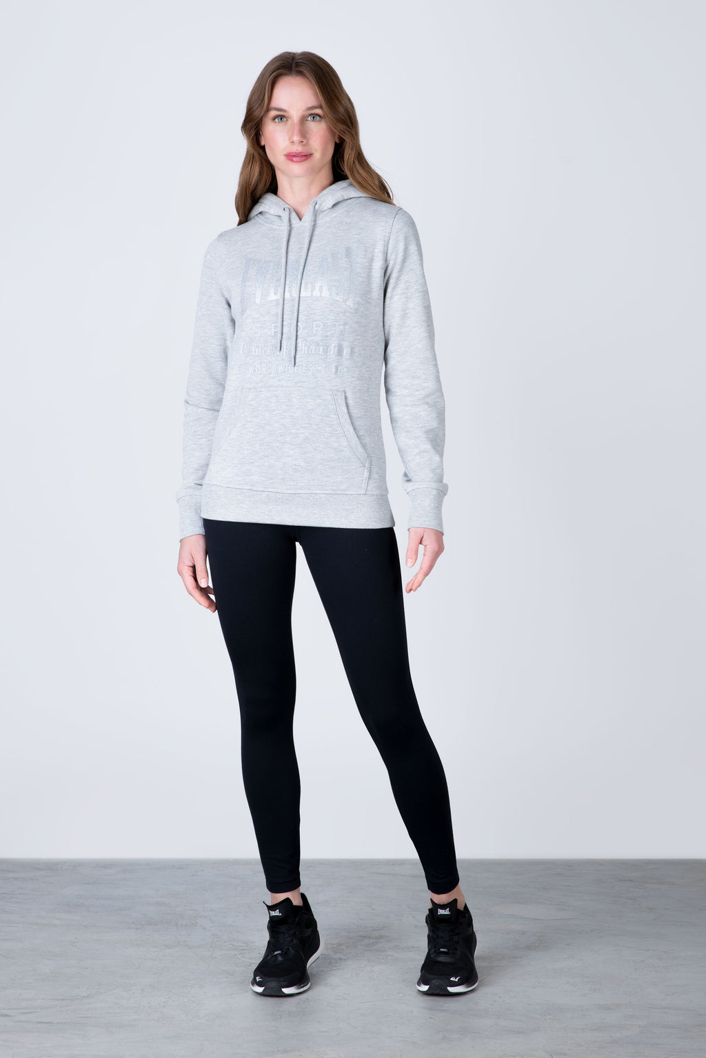 Poleron Hood Classic Gris Everlast