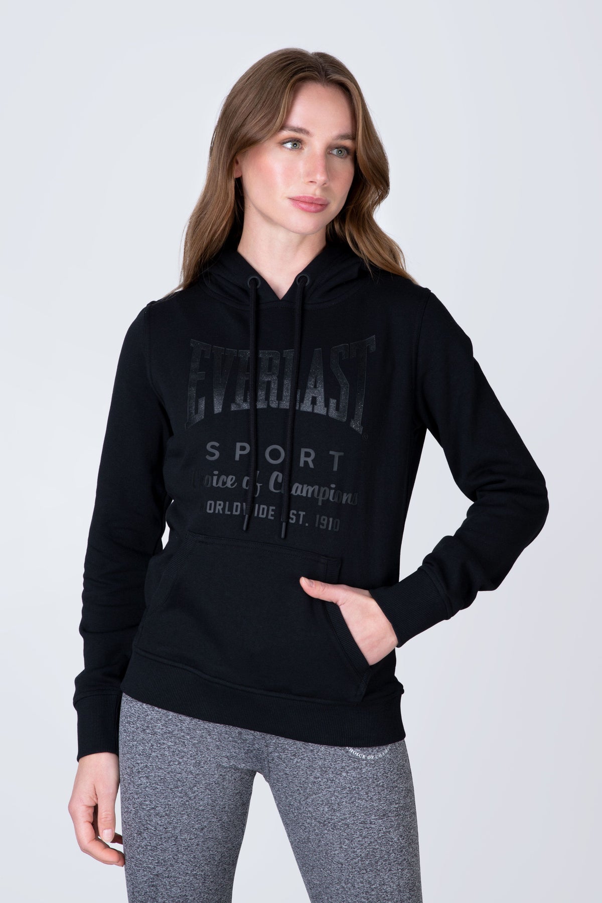 Poleron Hood Classic Negro Everlast