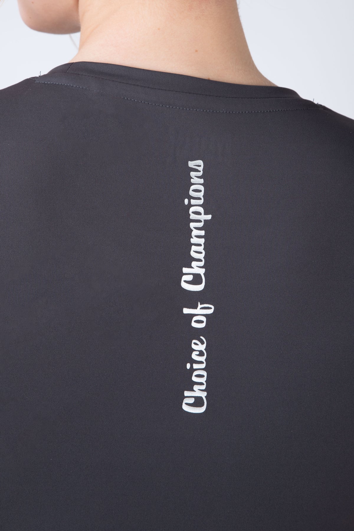 Polera Manga Corta Run Gris