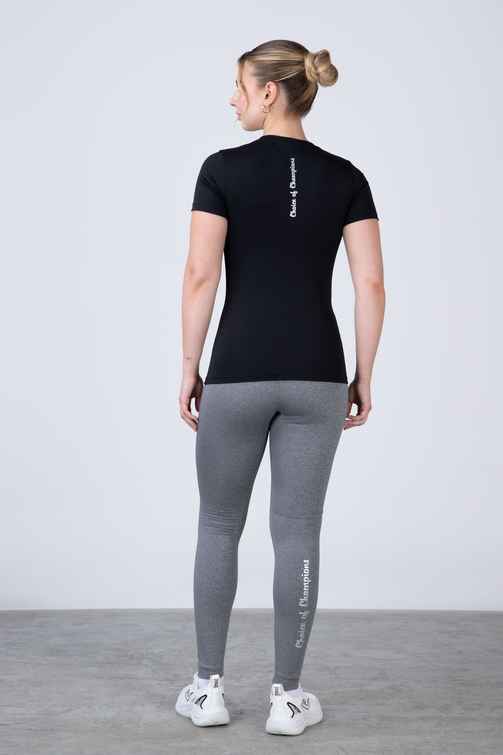 Polera Manga Corta Run Negro