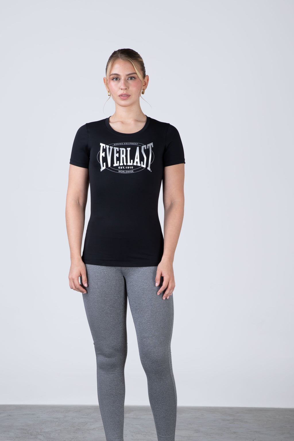 Polera Manga Corta Run Negro