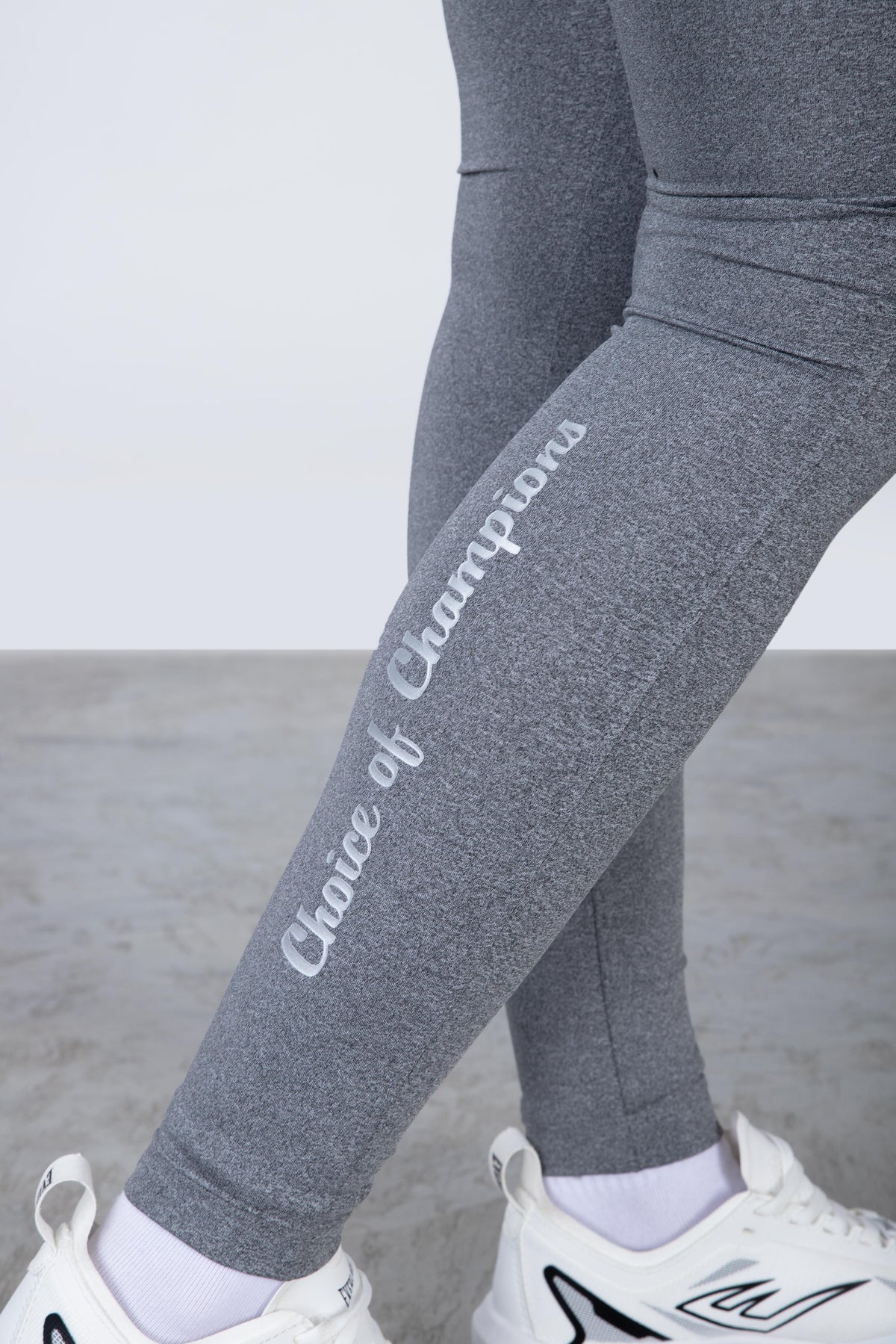 Legging Long Run Gris