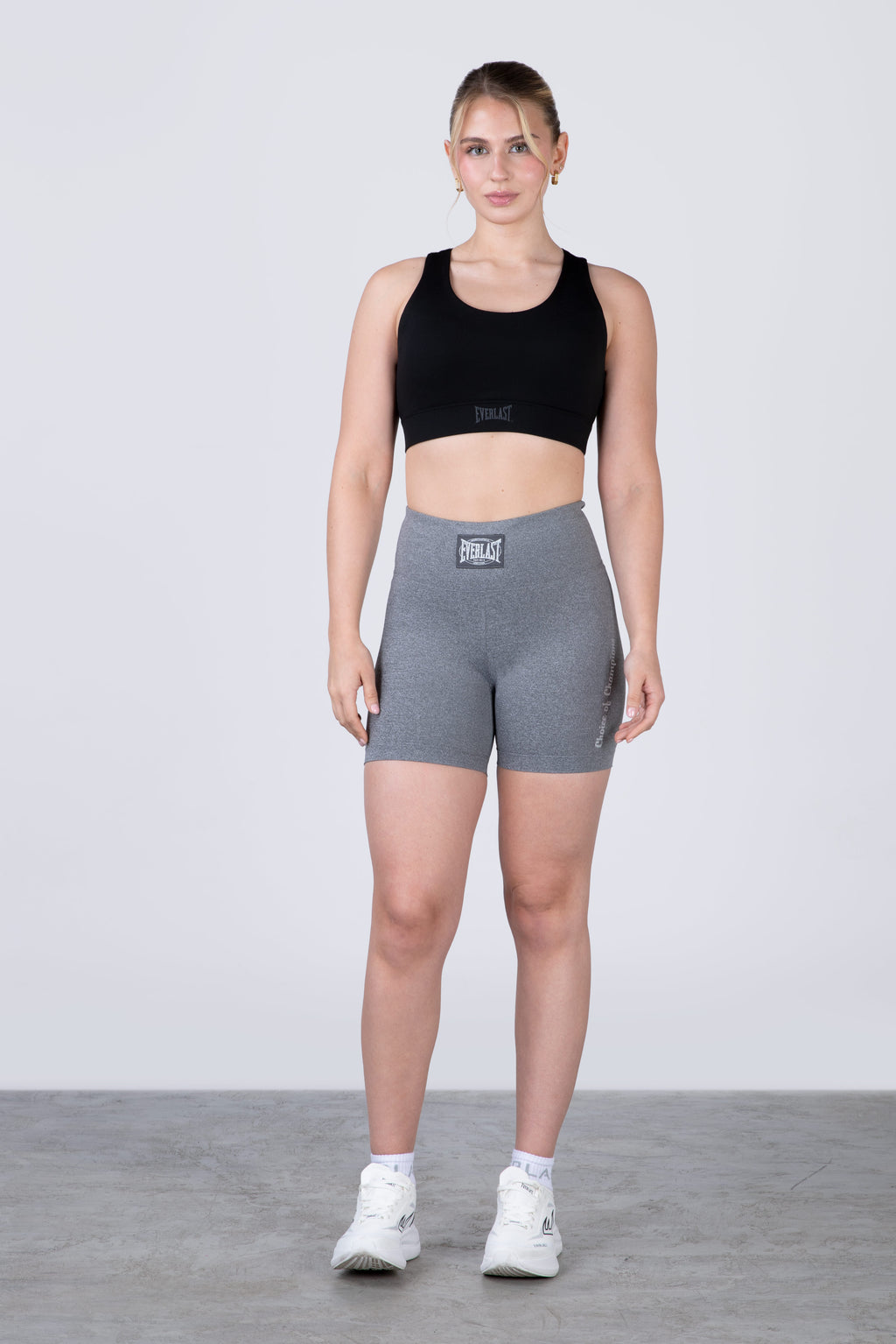 Legging Short Run Gris