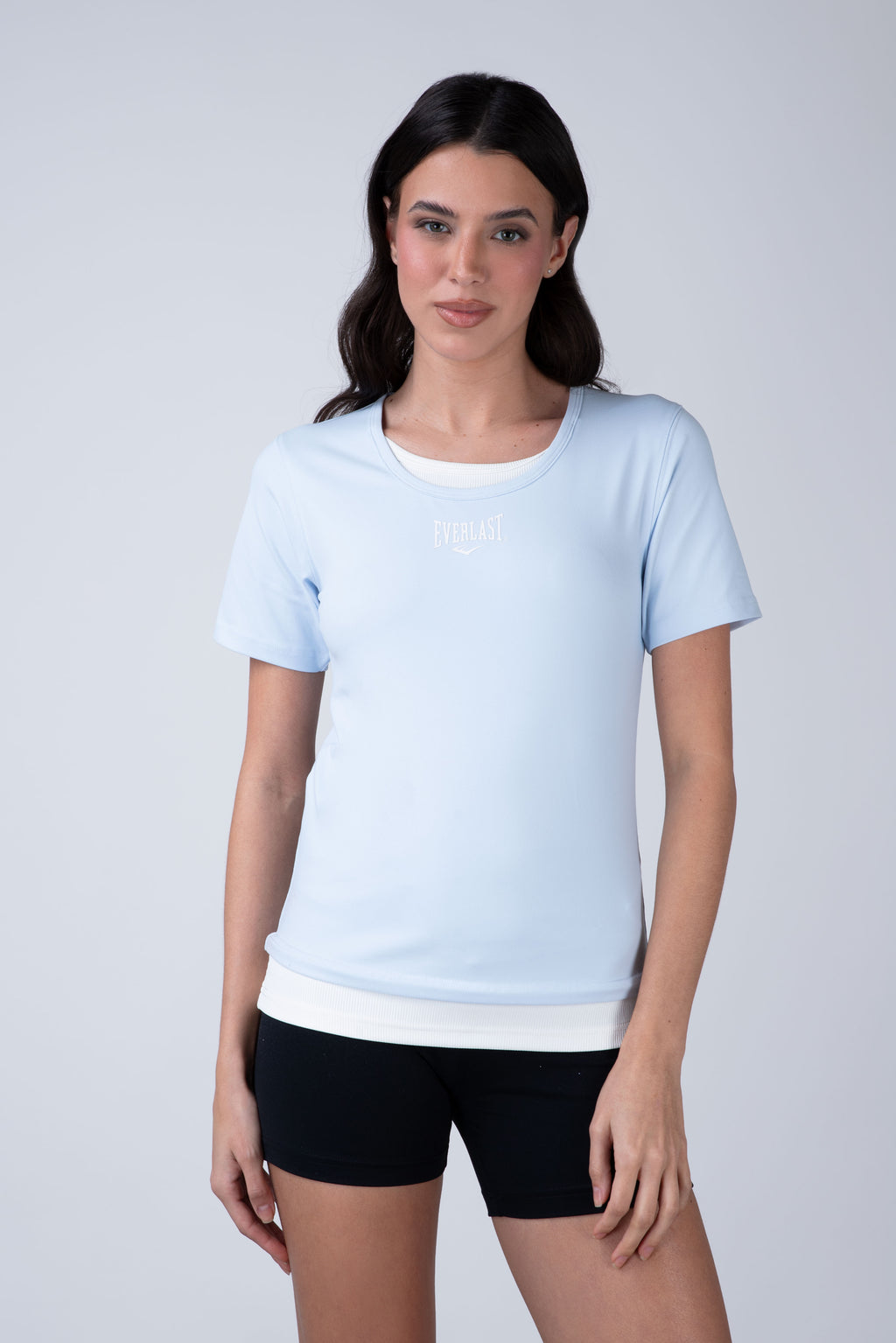 Polera Manga Corta Motion Celeste Everlast – polera deportiva manga corta, foto 1 de 5