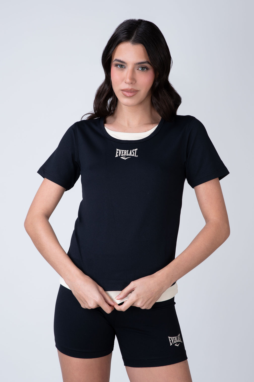 Polera Manga Corta Motion Negro