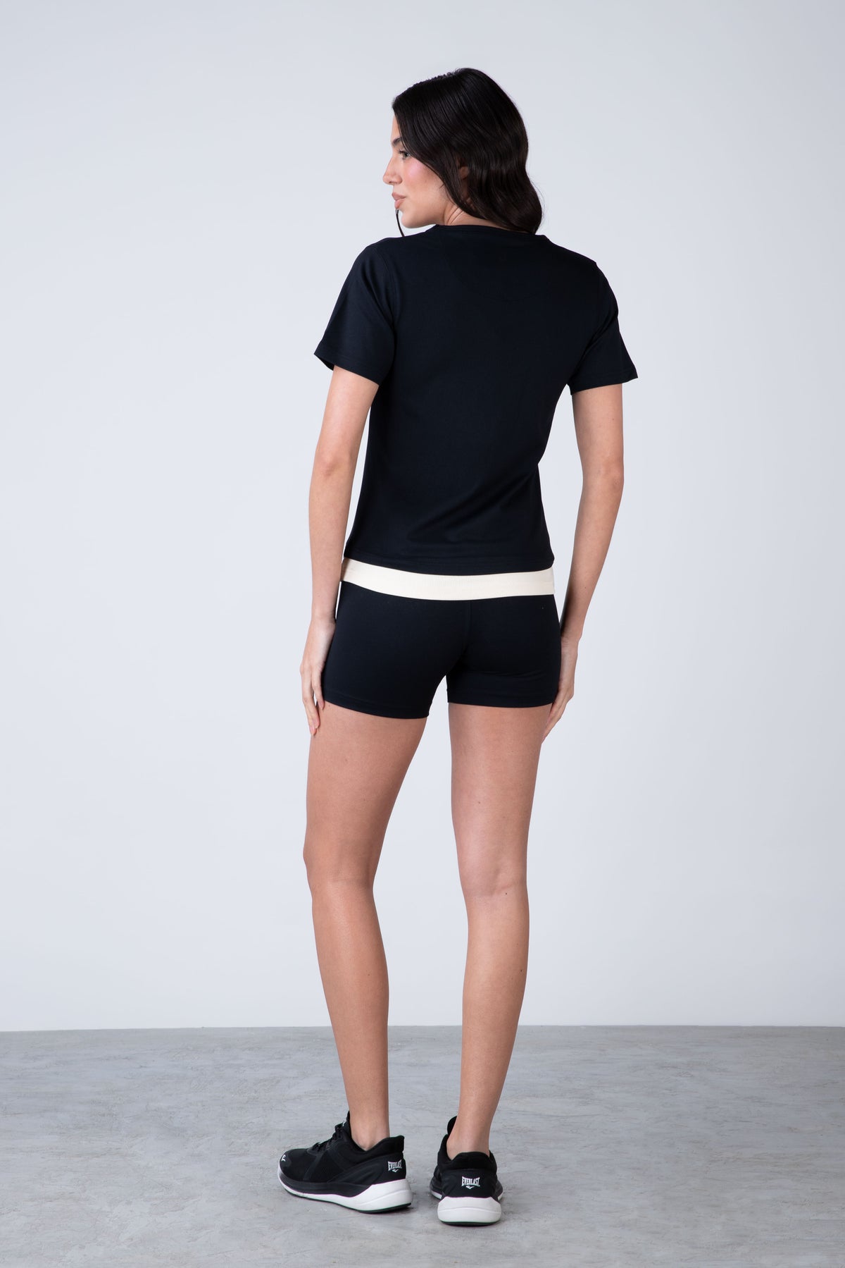 Polera Manga Corta Motion Negro
