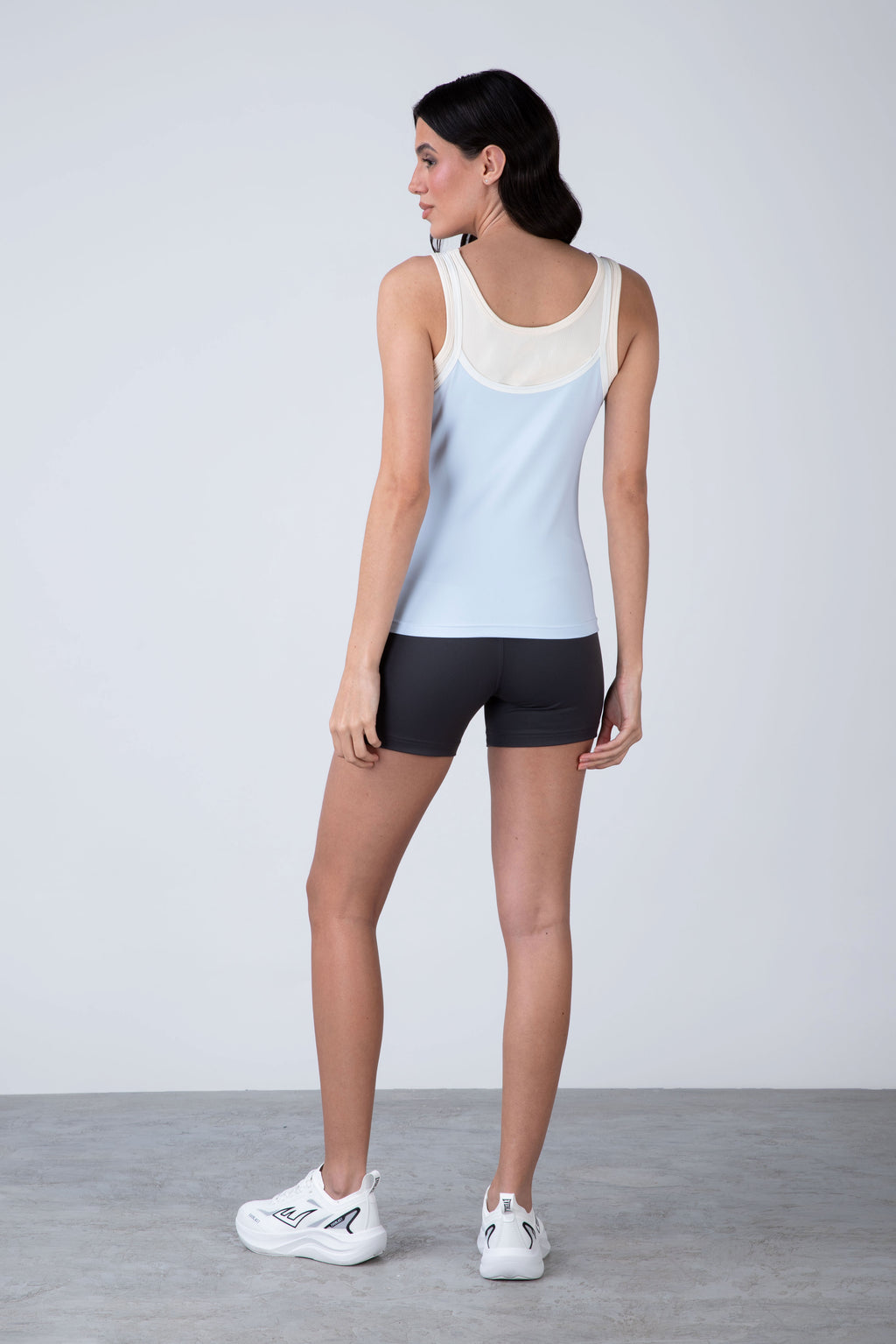 Polera Tank Motion Celeste