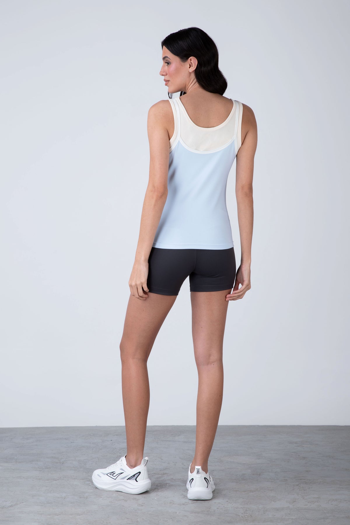 Polera Tank Motion Celeste