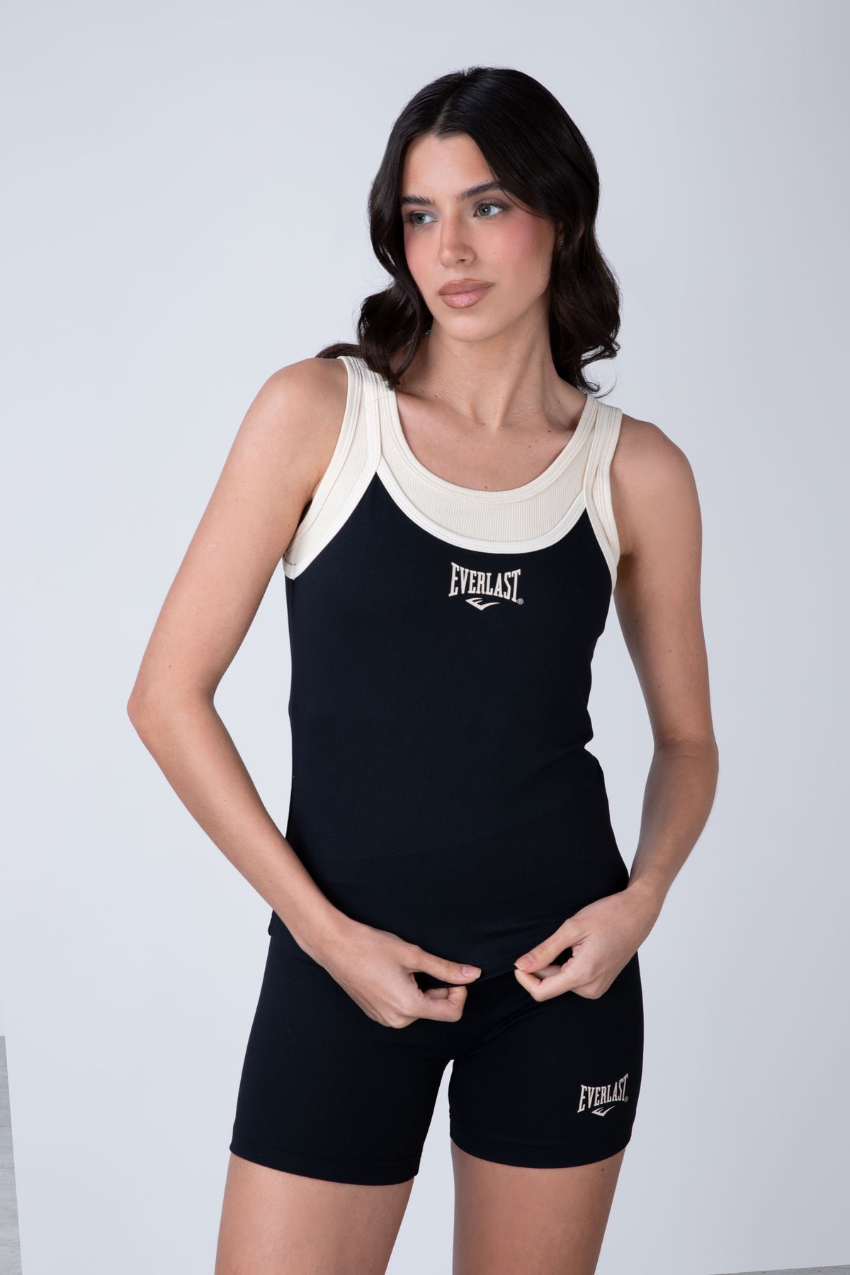 Polera Tank Motion Negro