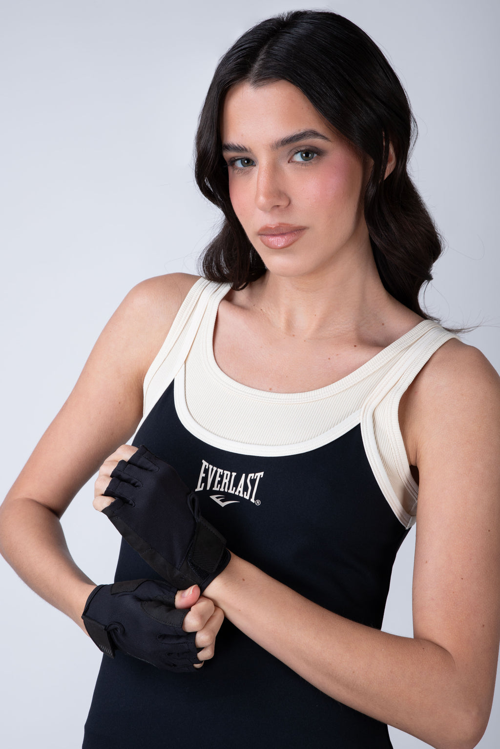 Polera Tank Motion Negro
