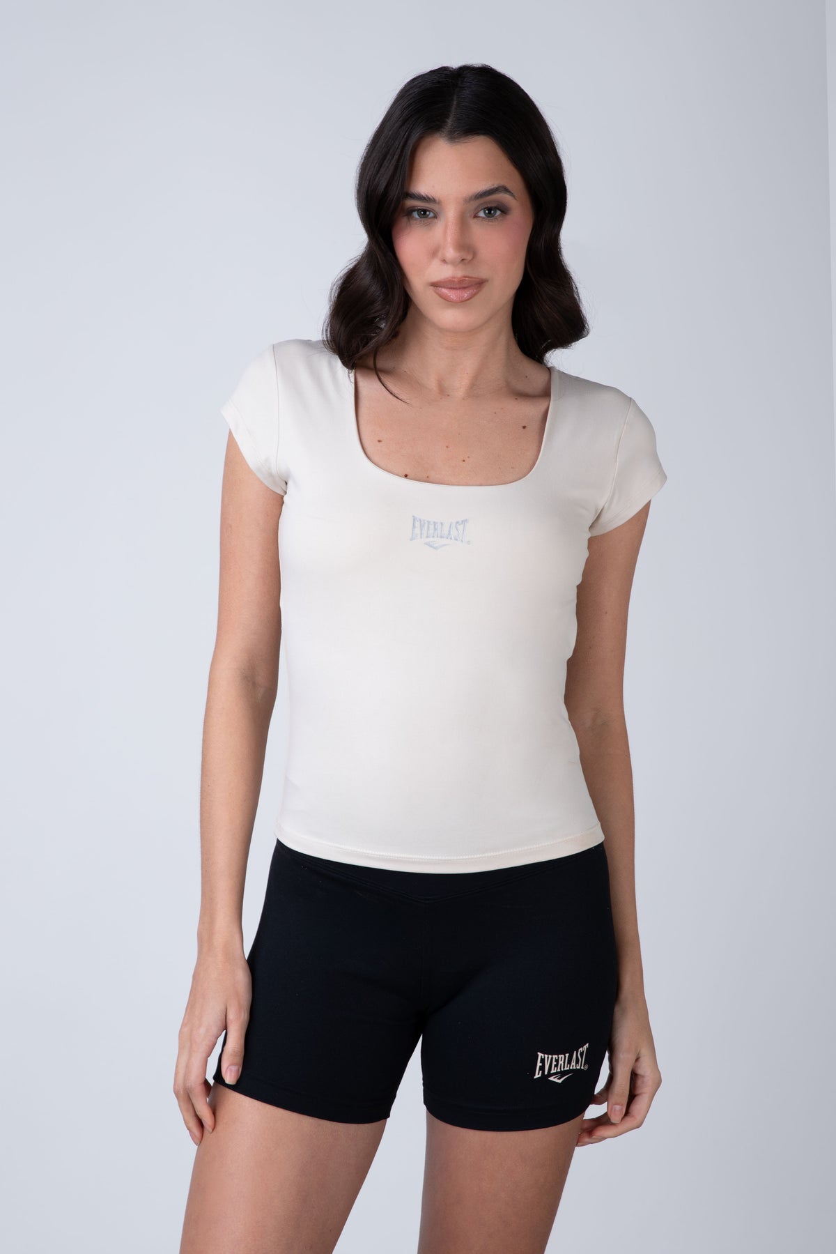 Polera Manga Corta Fire Beige