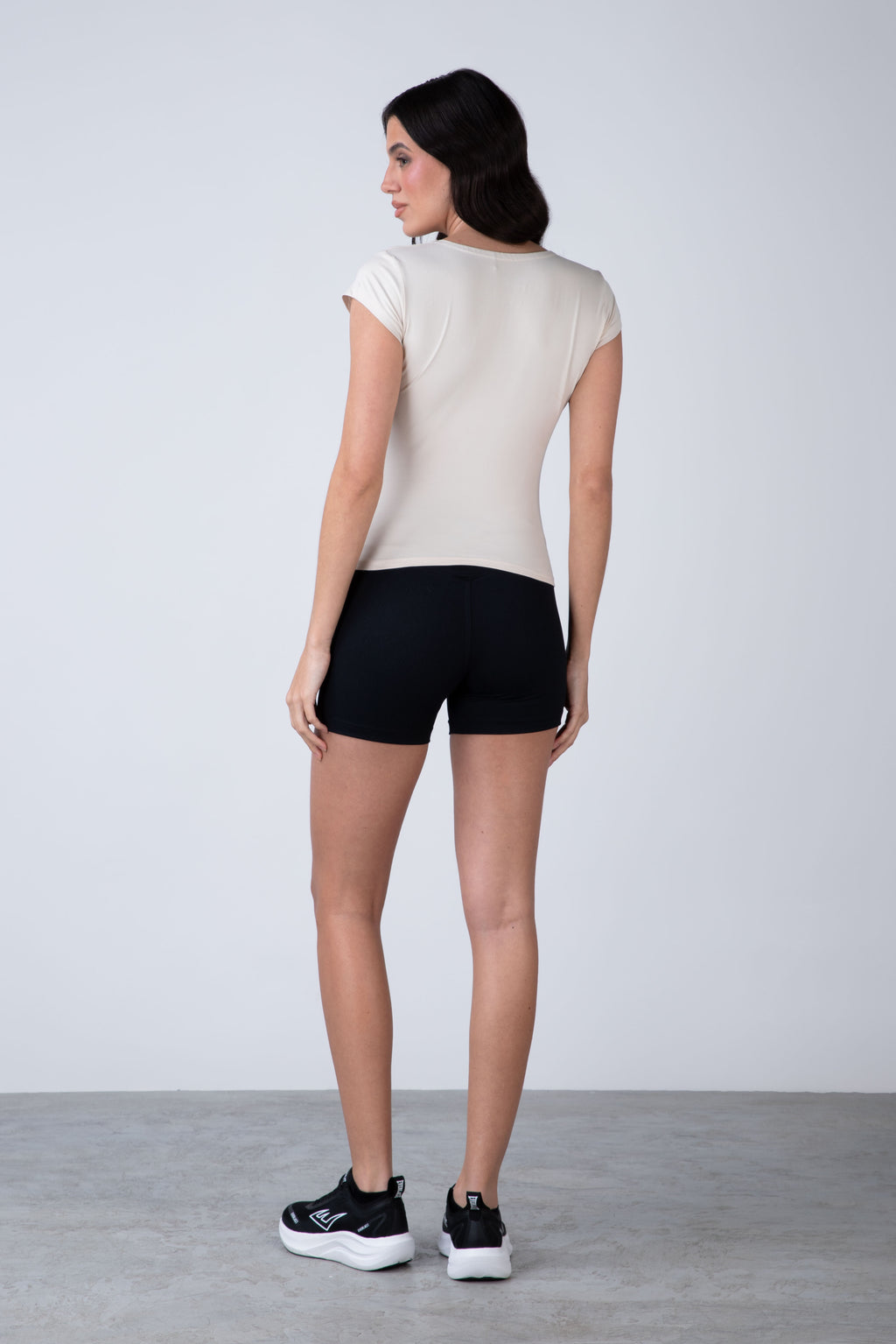 Polera Manga Corta Fire Beige