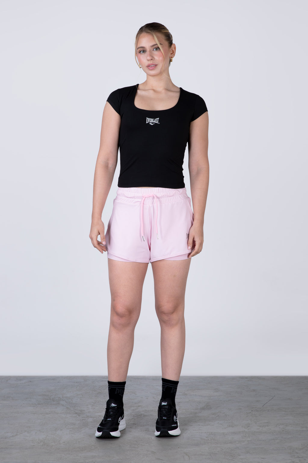 Polera Manga Corta Fire Negro