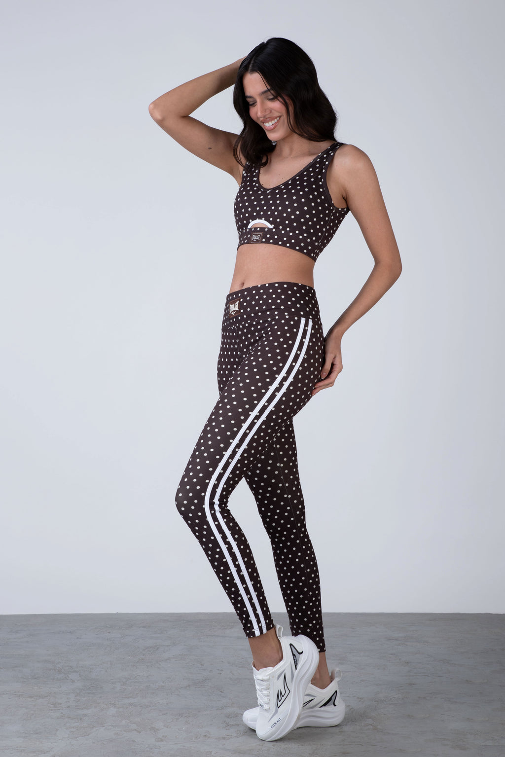 Legging Long Impact Café