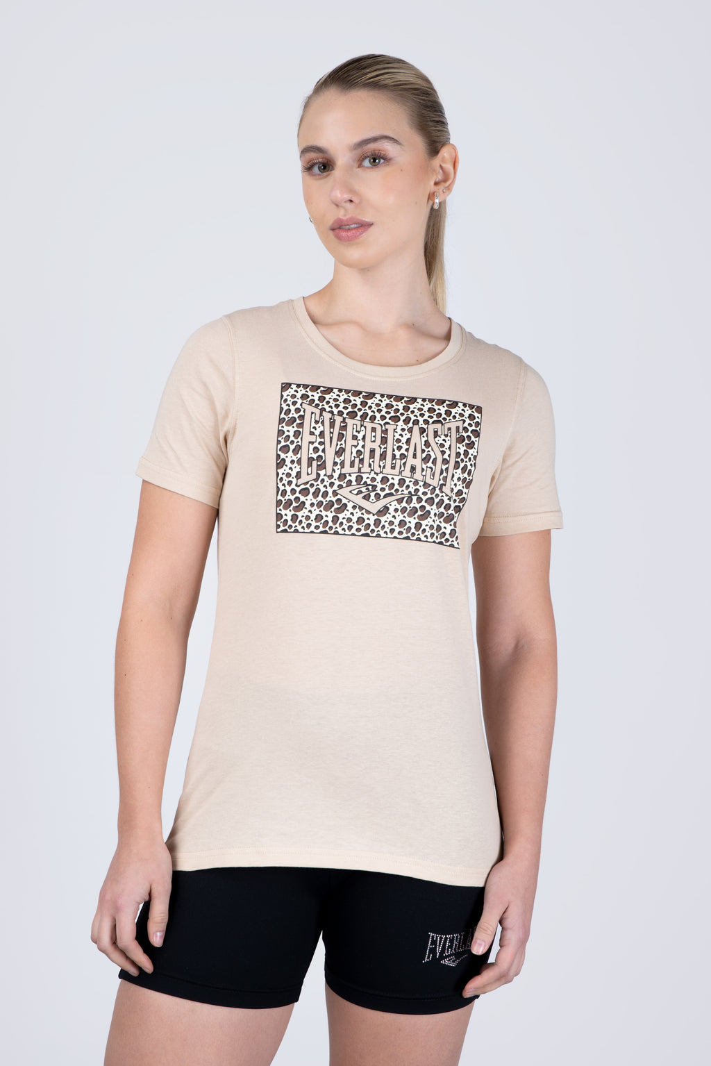 Polera Manga Corta Oporto Beige