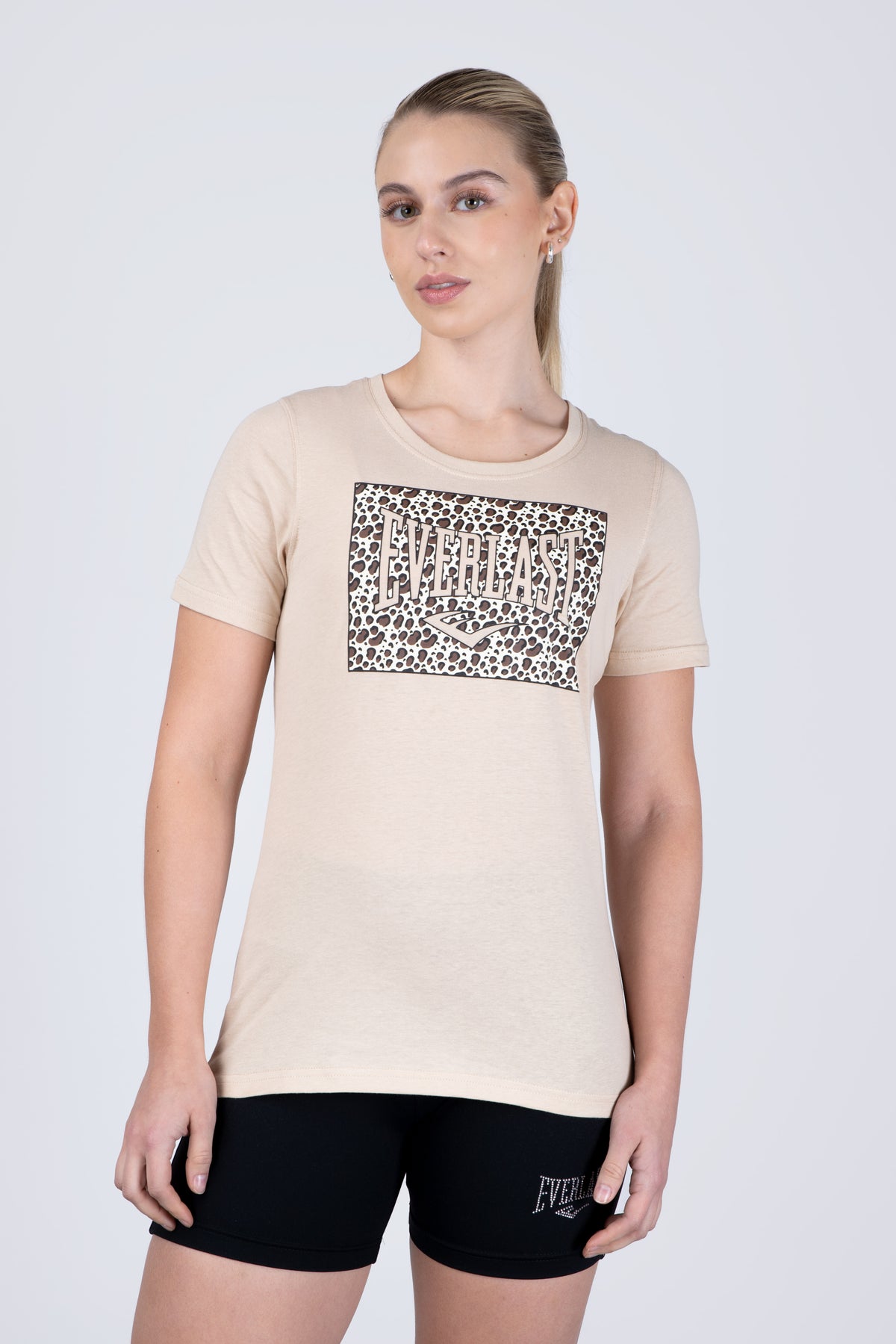 Polera Manga Corta Oporto Beige