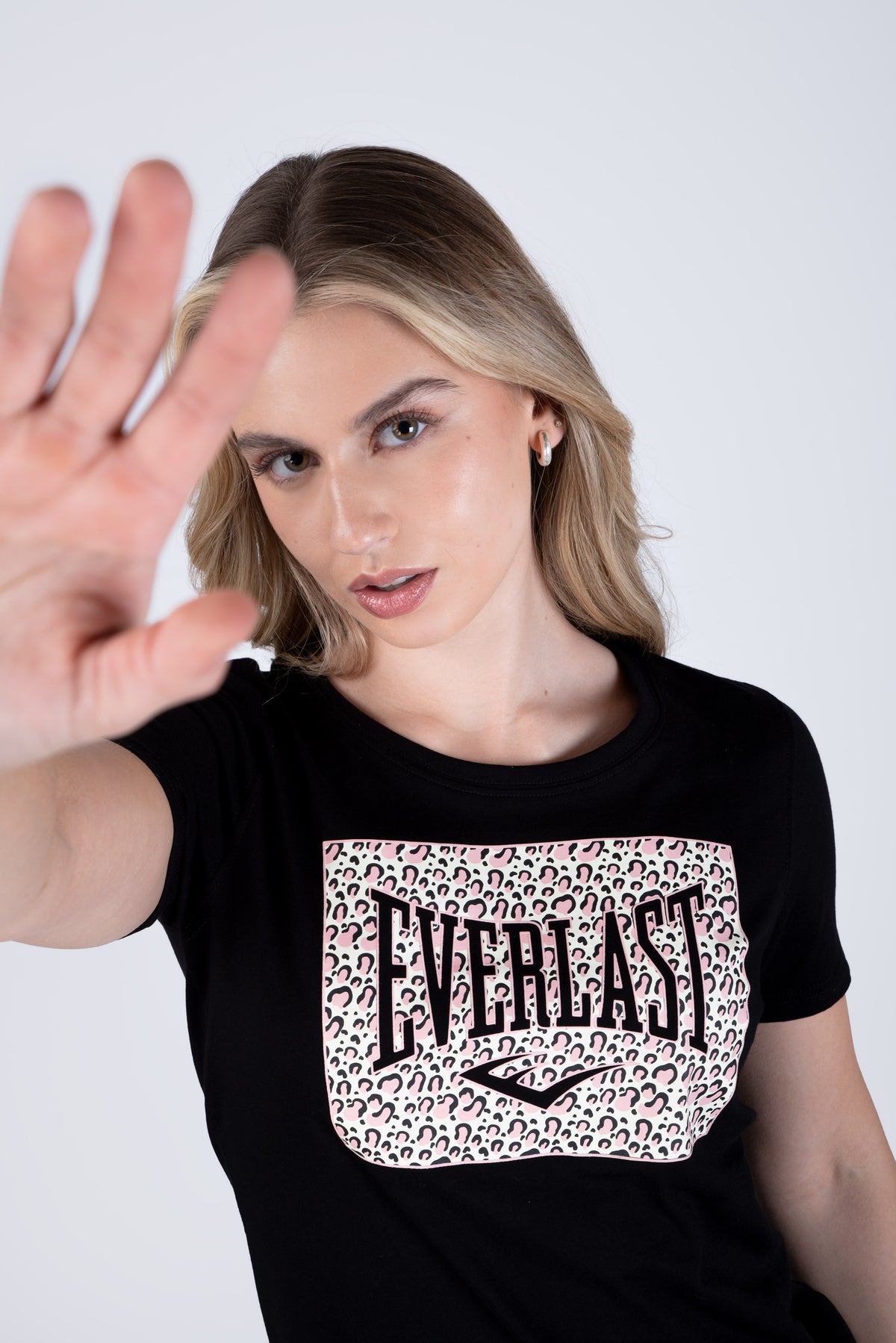 Polera Manga Corta Oporto Negro