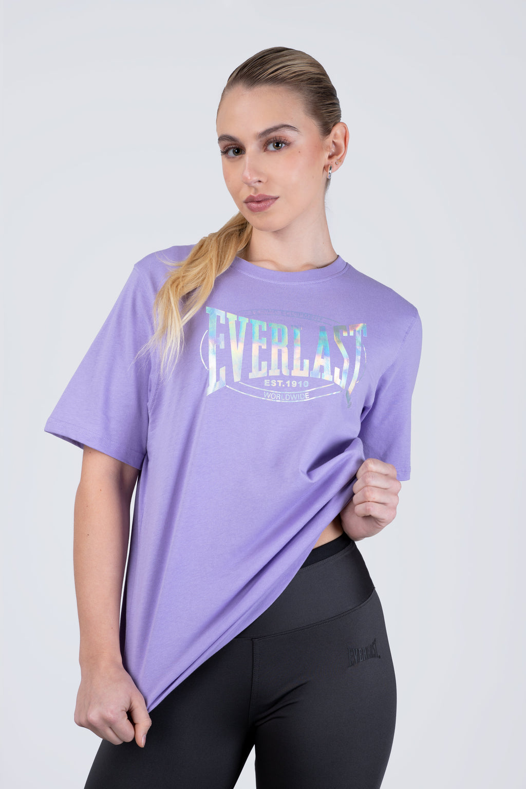 Polera Manga Corta Creta Morado
