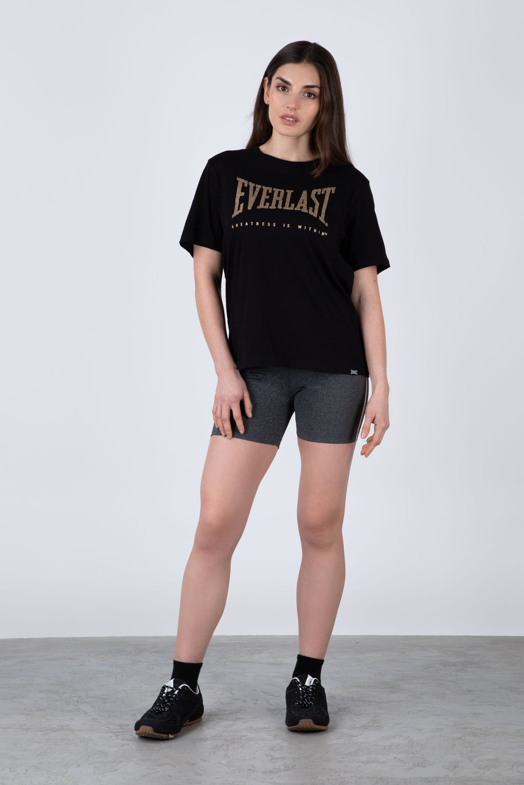 Polera Manga Corta Desert Negro