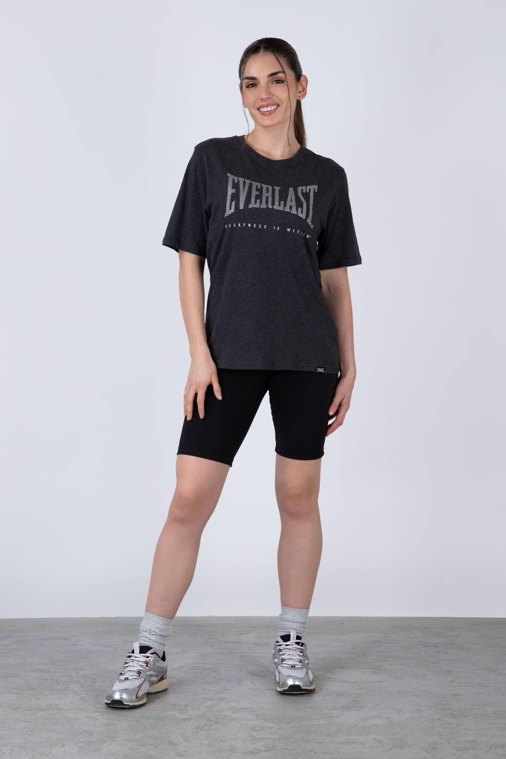 Polera Manga Corta Desert Gris