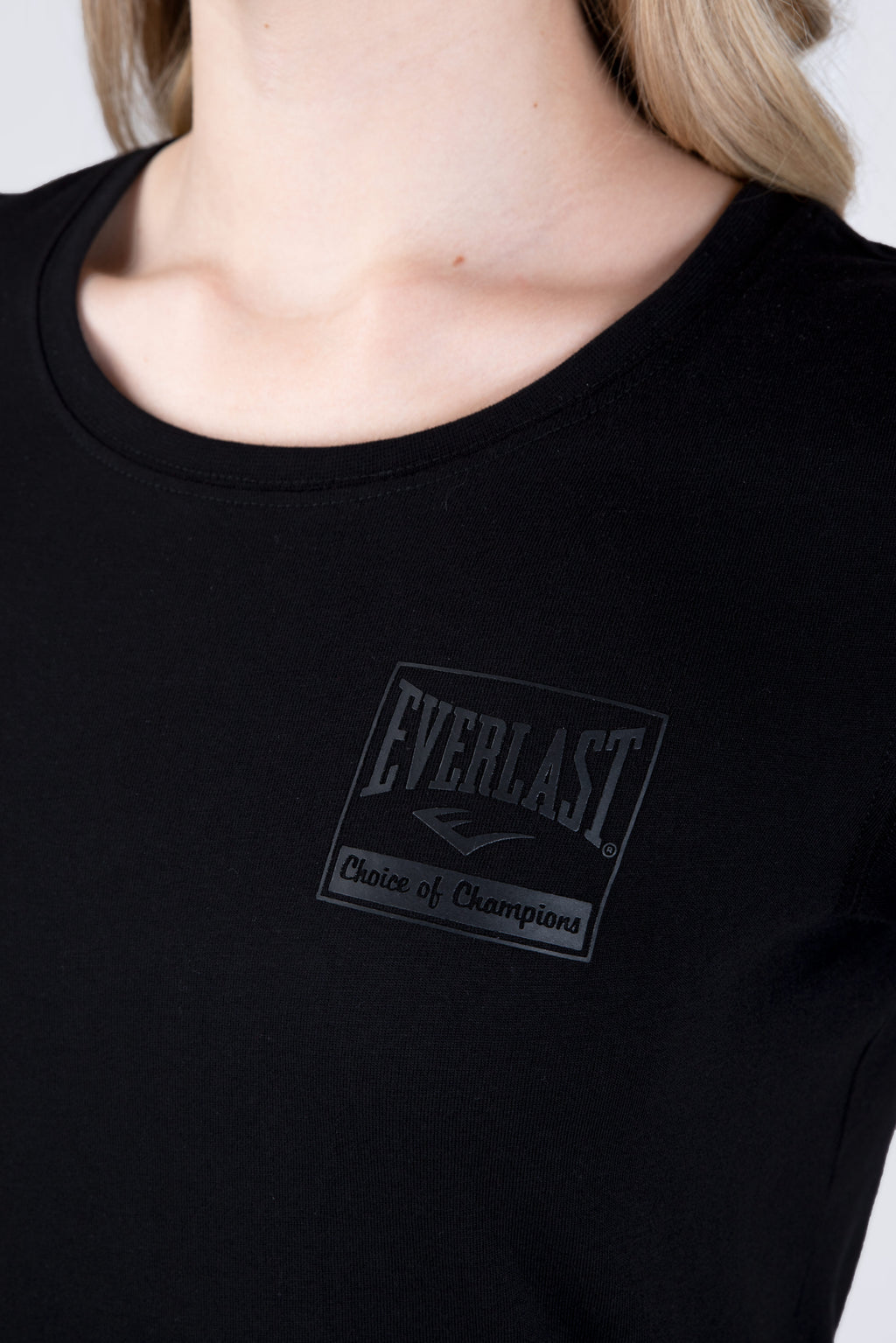 Polera Manga Corta Oasis Negro