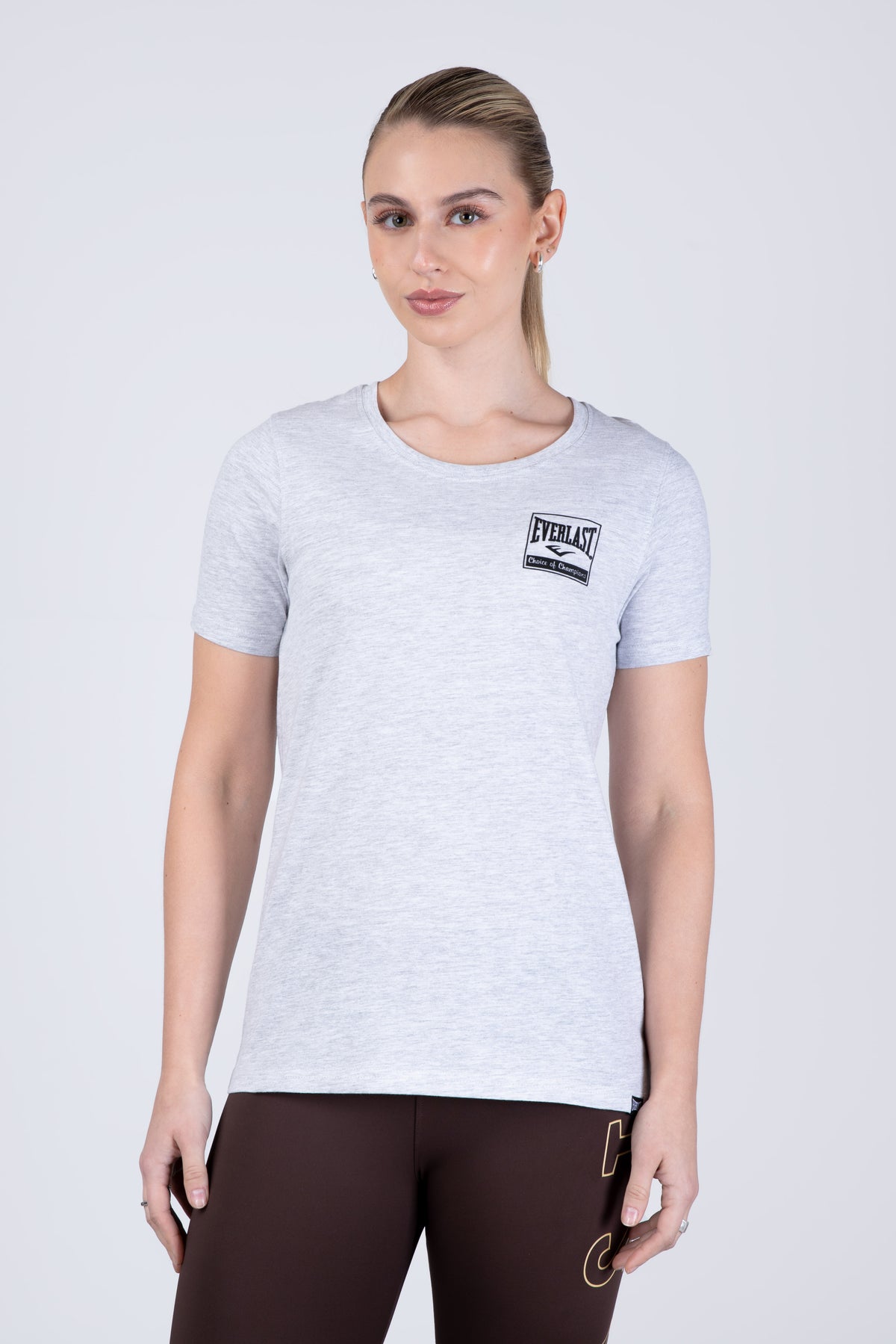 Polera Manga Corta Oasis Gris