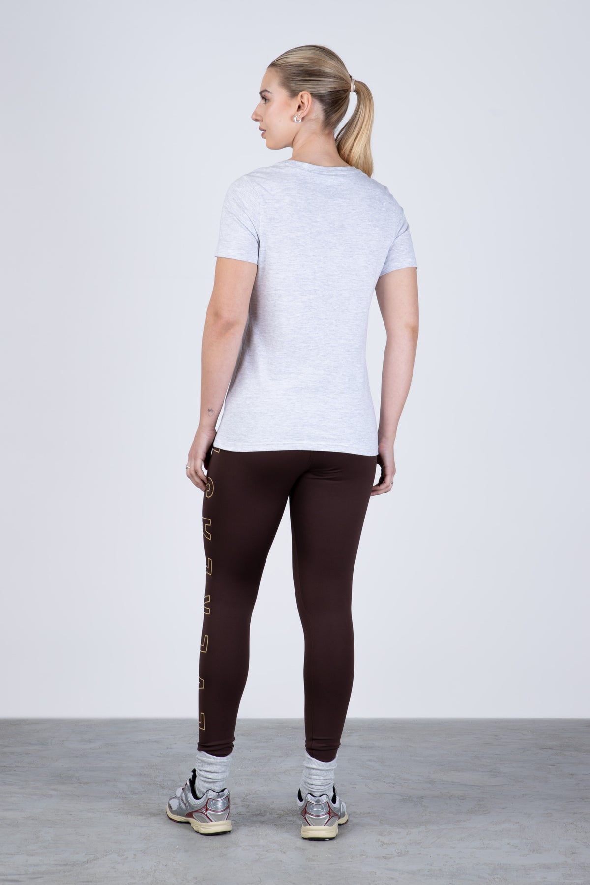 Polera Manga Corta Oasis Gris