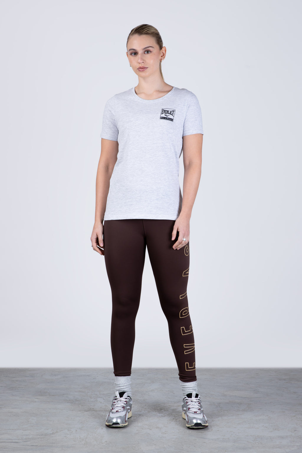 Polera Manga Corta Oasis Gris