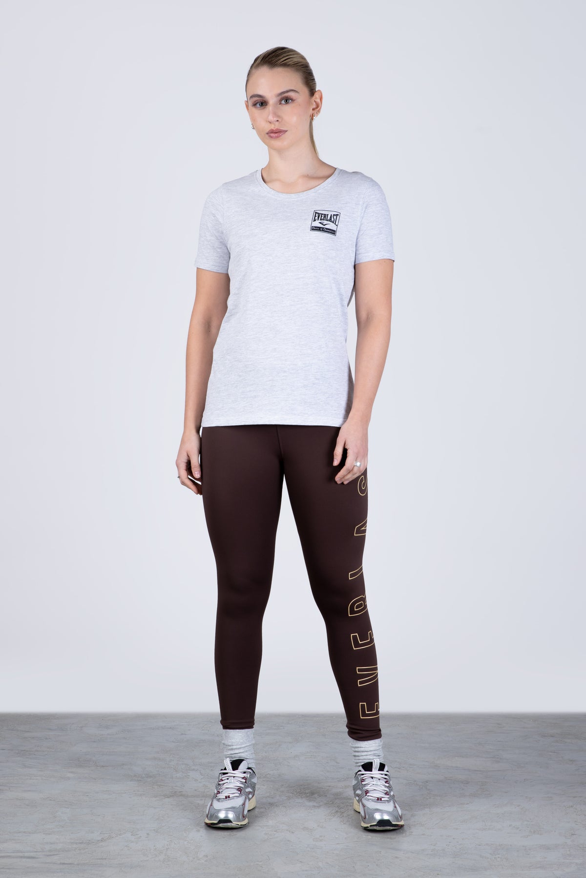 Polera Manga Corta Oasis Gris