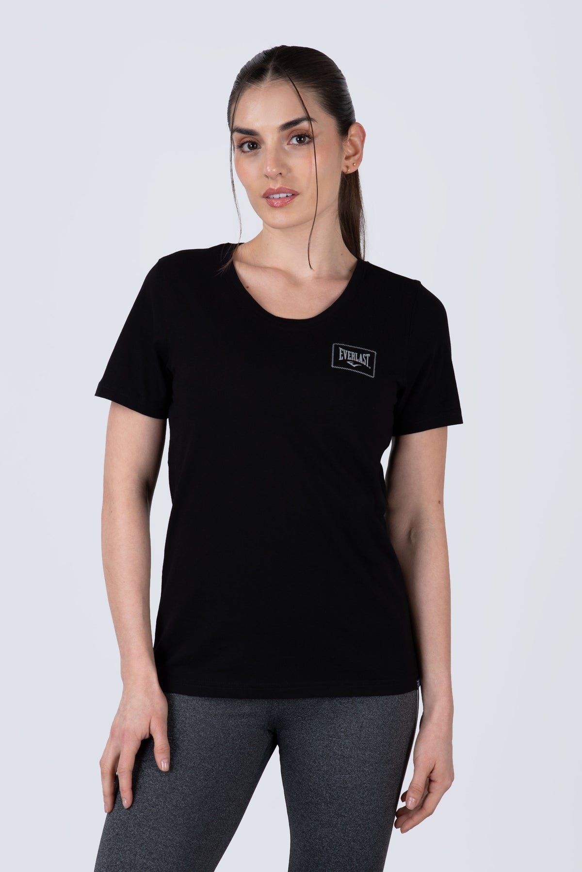 Polera Manga Corta Adana Negro