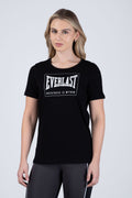 Polera Manga Corta Valencia Negro
