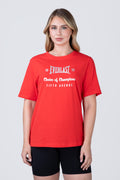 Polera Manga Corta Zaragoza Rojo