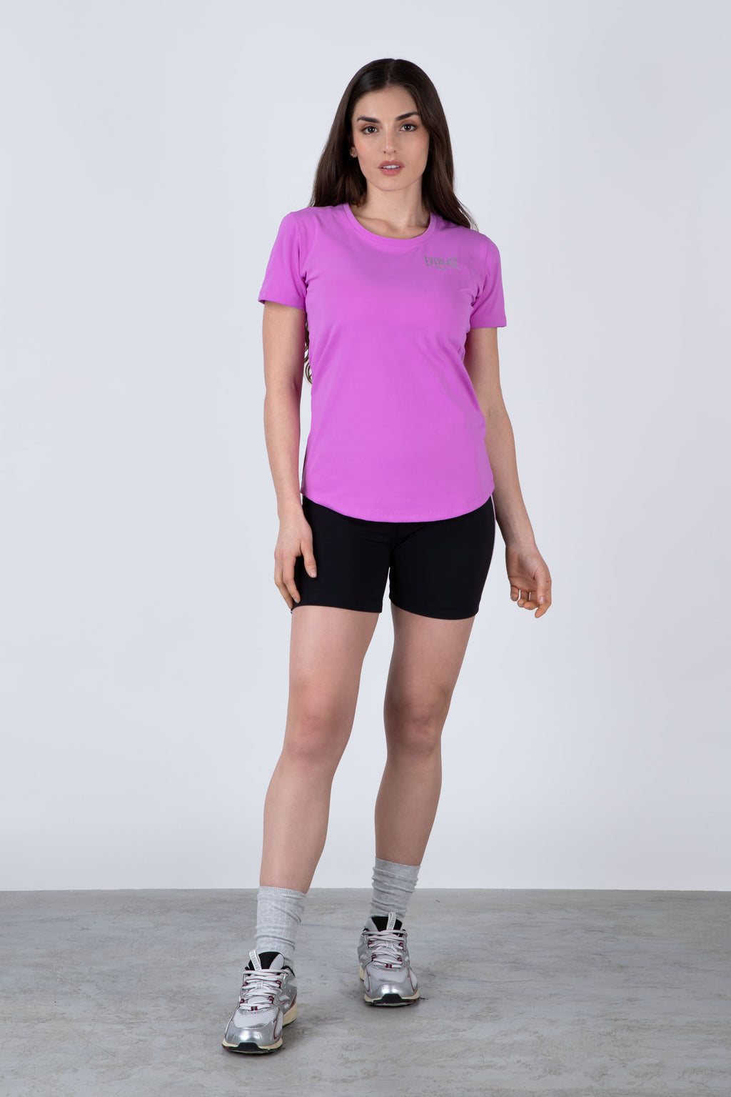 Polera Manga Corta Guyana Morado