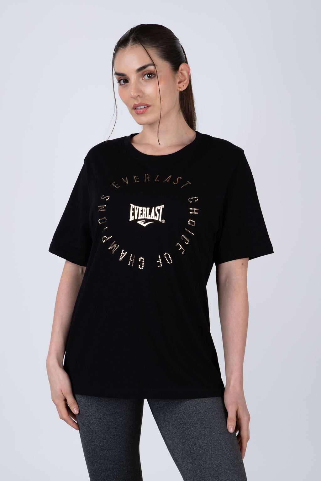 Polera Manga Corta Genova Negro
