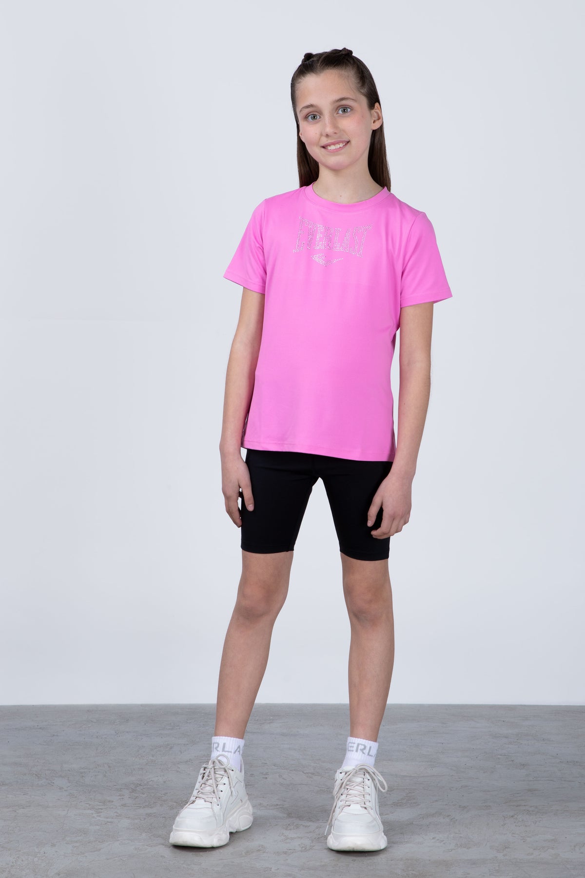 Polera Manga Corta Cool Niña Rosado