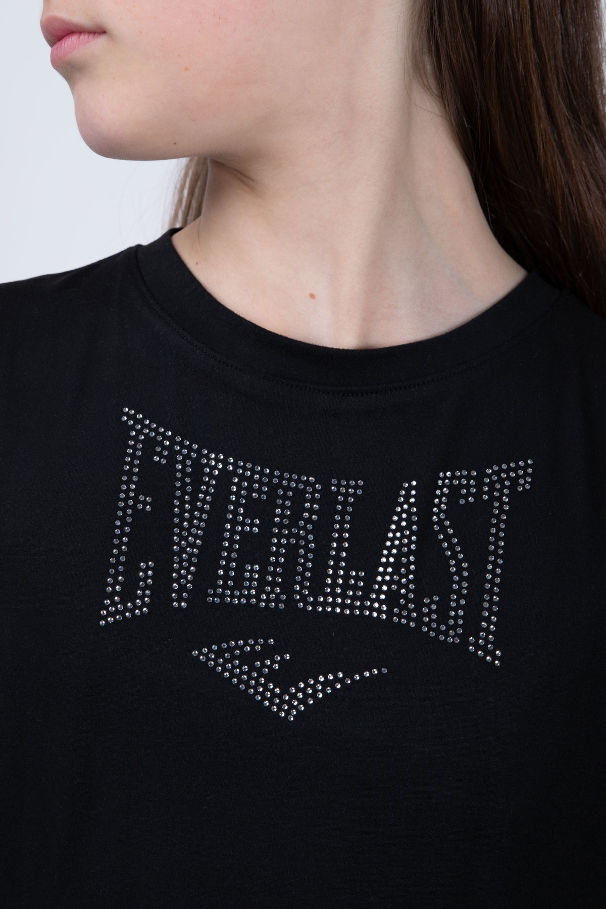 Polera Manga Corta Cool Niña Negro