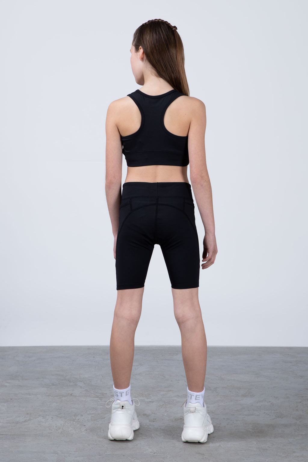 Legging Biker Cool Niña Negro