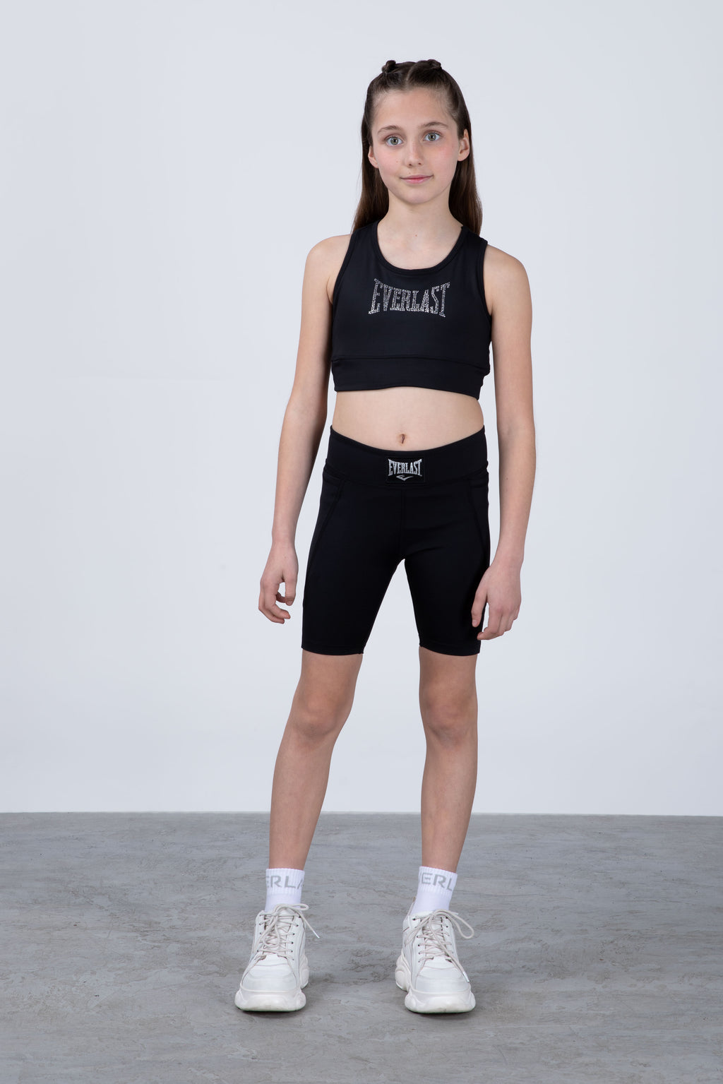 Legging Biker Cool Niña Negro