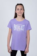 Polera Manga Corta Creta Niña Morado