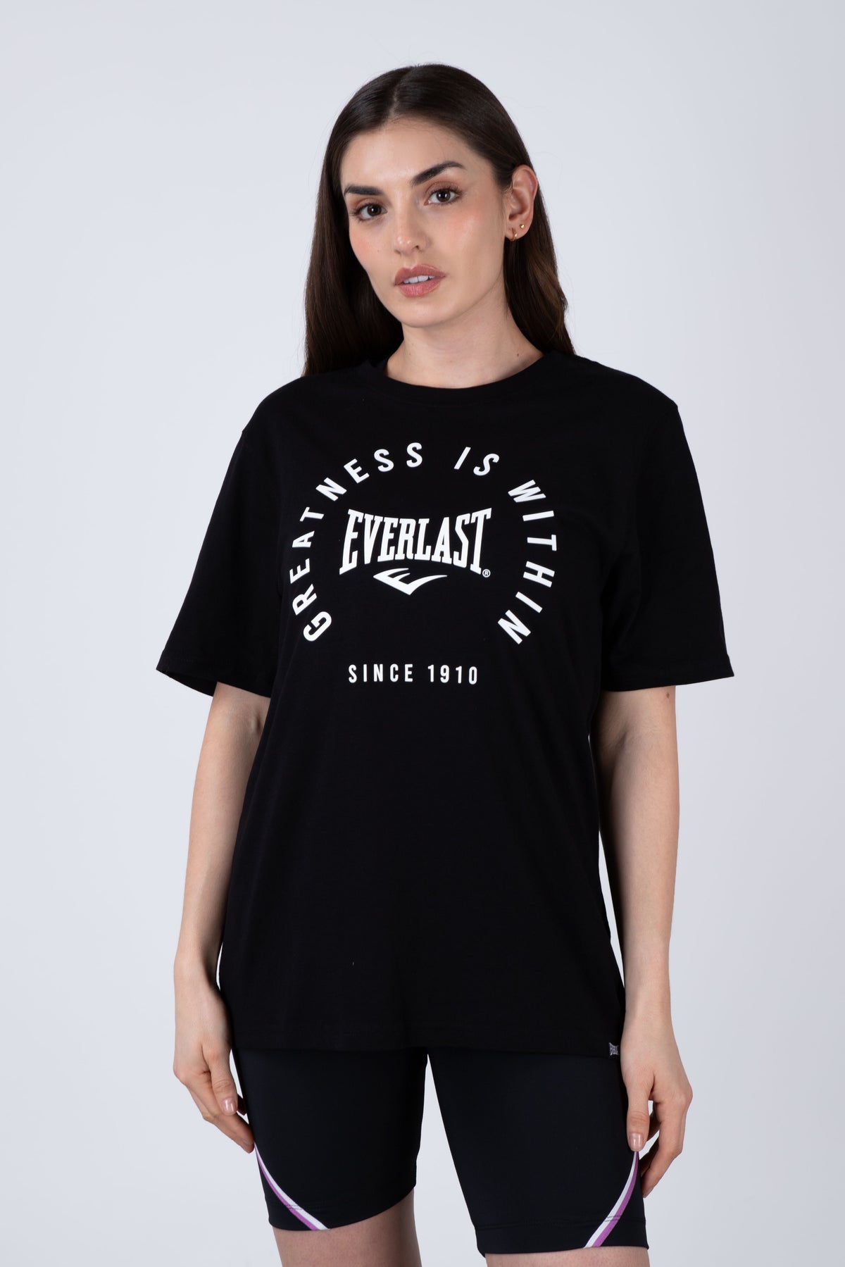 Polera Manga Corta California Negro
